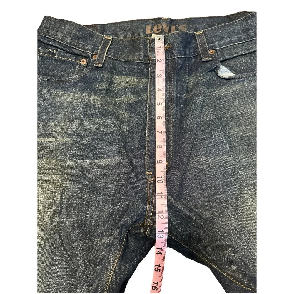 Y2K Levi's  Jeans Men's 36x32 Slouch Skinny 520/ 5 Pocket‎ Dark Wash